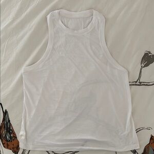 Lululemon (Never Worn) White Sleeveless Tank Top